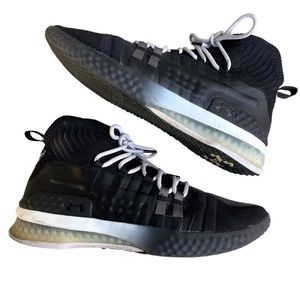 Under Armour Project Rock 1- Mens Size 11.5- Black Sneakers Mens Training Shoes